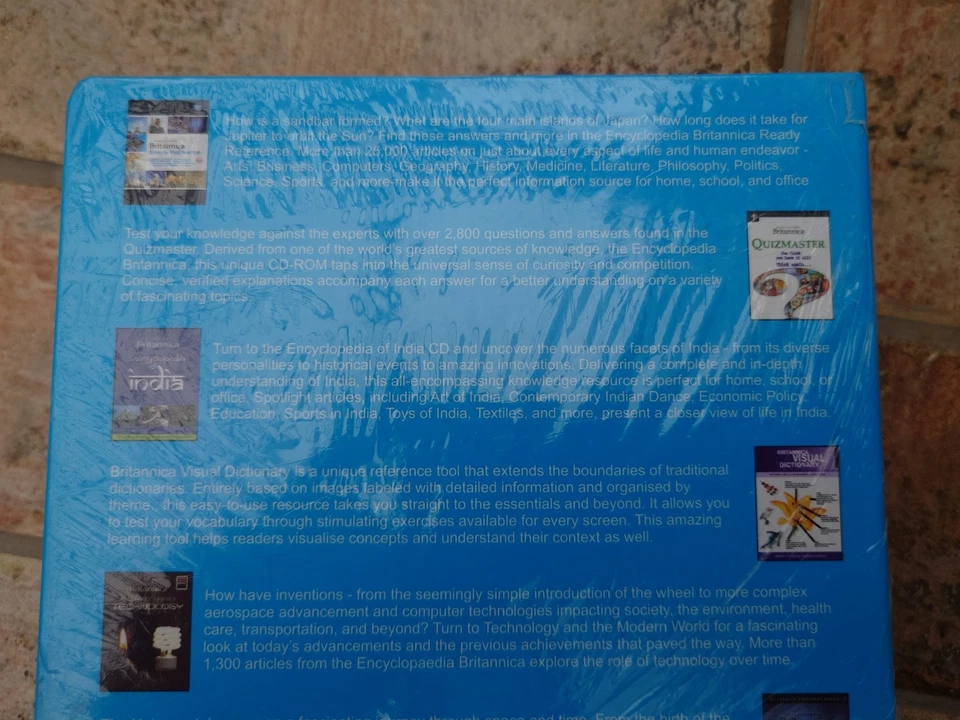 Encyclopedia Britannica Ultimate Reference Pack 8 CD/CDROM Pack *New Sealed* - Image 4 of 4