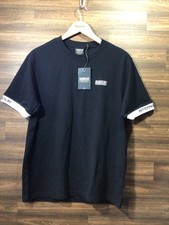 Barbour Int’l Black “Heim” Pique Cotton Logo Relaxed Fit T Shirt Top Size M BNWT