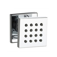 Shower Body Spray Jets Square Solid Brass Body Spray Shower Jet Massage Chrome