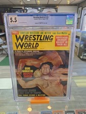 1964 Wrestling World #12 CGC 5.5 Bruno Sammartino Undisputed Champion Cover