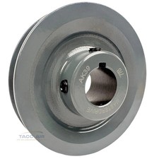 AK39-7/8 Cast Iron 3.75" Single Groove Pulley A Section V Belt 4L 7/8 Shaft Bore