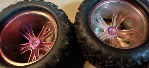 Hpi Savage X Xl Etc. Big Tires And Wheels 4 14Mm Hub - Picture 6 of 7