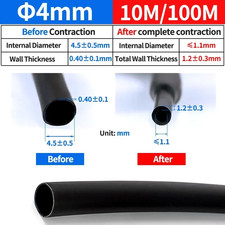 4:1 Heat Shrink Tube with Glue Thermoretractile Heat Shrinkable Tubing Dual Wall
