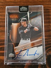 2026 Topps Chrome Black Luis Gonzalez /25 Auto Orange Refractor