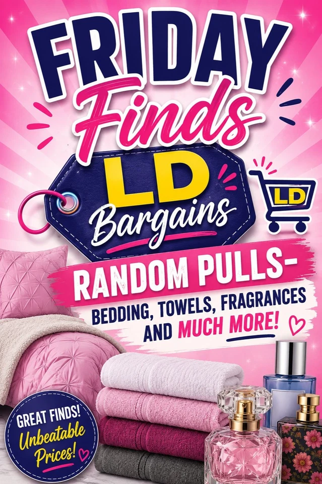 Friday Finds- Random pullls- Fragrances, bedding towels and much much more