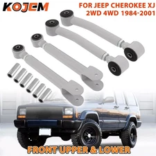 Front Upper& Lower Control Arms 0-8" Lift For Jeep Cherokee XJ 2WD 4WD 1984-2001