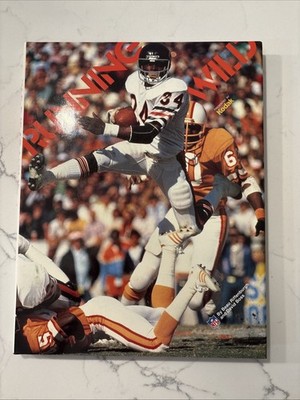 Running Wild 1984 NFL Book Walter Payton Marcus Allen Jim Brown Tribute 1st Ed