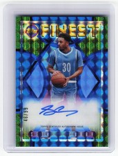 2023-24 Finest #FLA-SC Seth Curry Flashback Autographs Blue Geo #/99 Hornets