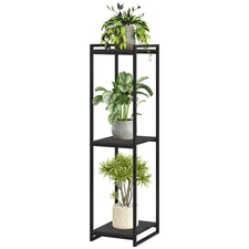 3-Tier Plant Stand Indoor, 45 Tall Modern Plant Shelf Corner Flower Pot Holde...