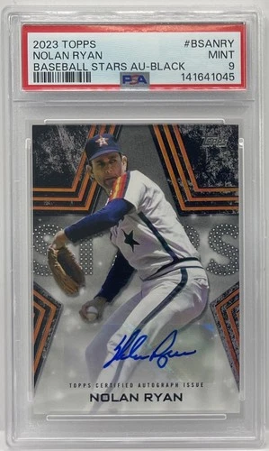 2023 Topps Series 1 Nolan Ryan Baseball Stars Auto Autograph #63/99 PSA 9 ASTROS