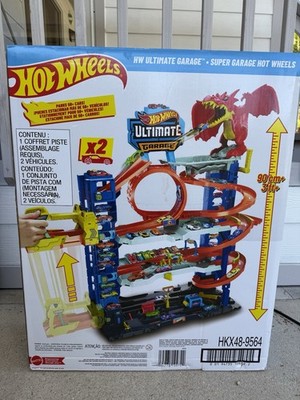 Hot Wheels City Ultimate Garage Playset with 2 Die-Cast Cars Storage for 50+ CAR