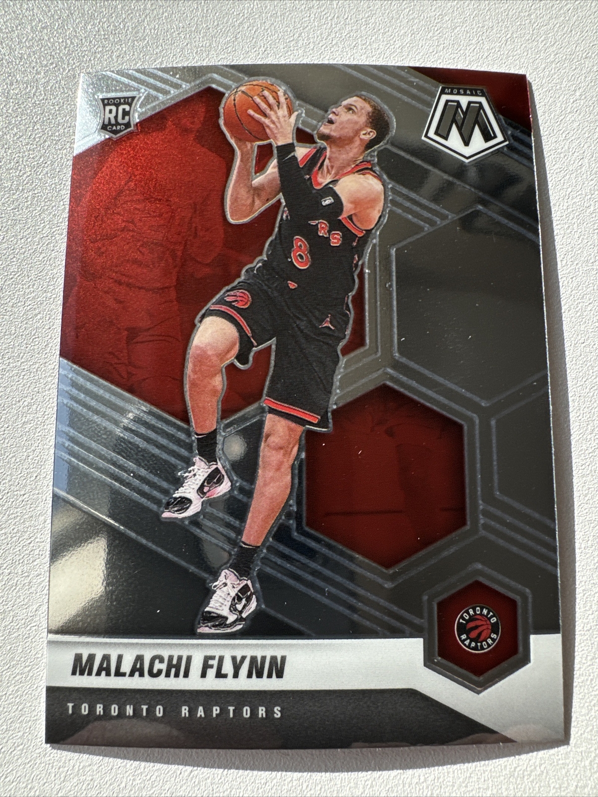 2020-21 Panini Mosaic Malachi Flynn RC Toronto Raptors #236