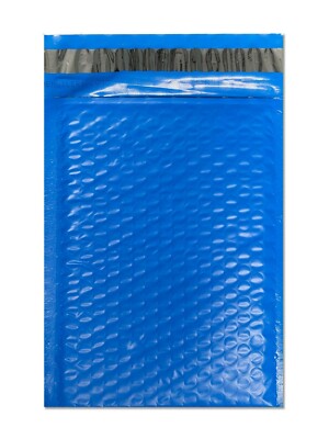 500 #0 ( BLUE ) Poly Bubble Mailers Envelopes Bags 6x10 Extra Wide CD DVD 6x9