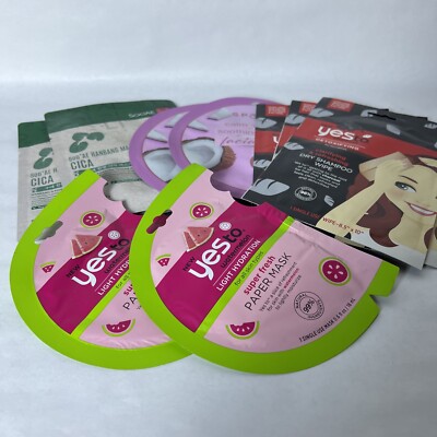 9x Yes To Moisturized Smoother Belly Up Paper Mask 0.5 fl oz Sooae Spalife Mask