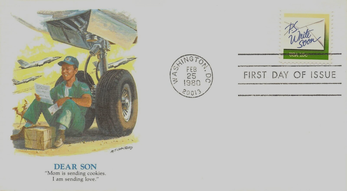 soonページ U.S. FIRST DAY COVER, LETTERS. Scott # 1808 ( inventory # Z786