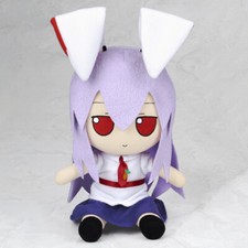 Touhou Project Reisen Udongein Inaba Hisoten FumoFumo Plush Doll 30  Can Badge