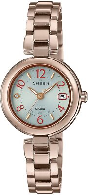 CASIO Watch Sheen Radio Solar SHW-7100TCG-7AJF Ladies Gold From Japan New