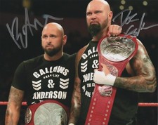 Karl Anderson Luke Gallows Signed 8x10 The Bullet Club WWE NJPW RAW Smackdown 1