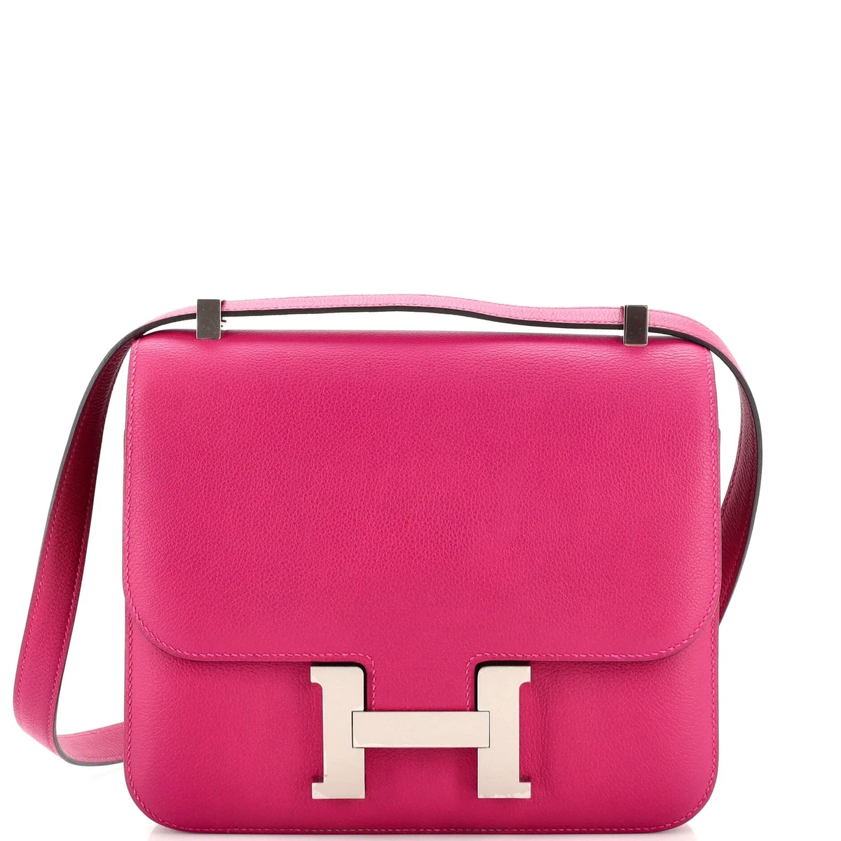 Hermes Constance Bag Evercolor 24 Pink