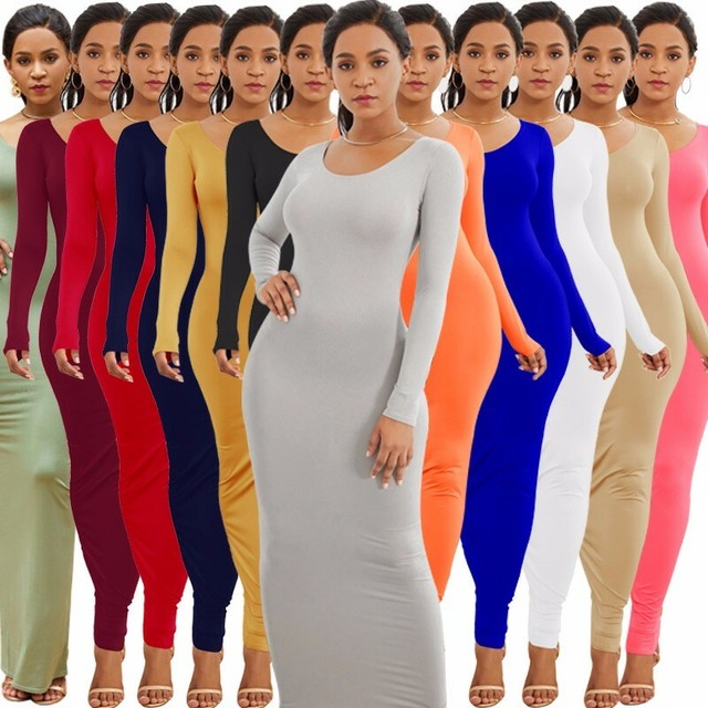 ladies long sleeve dresses sale
