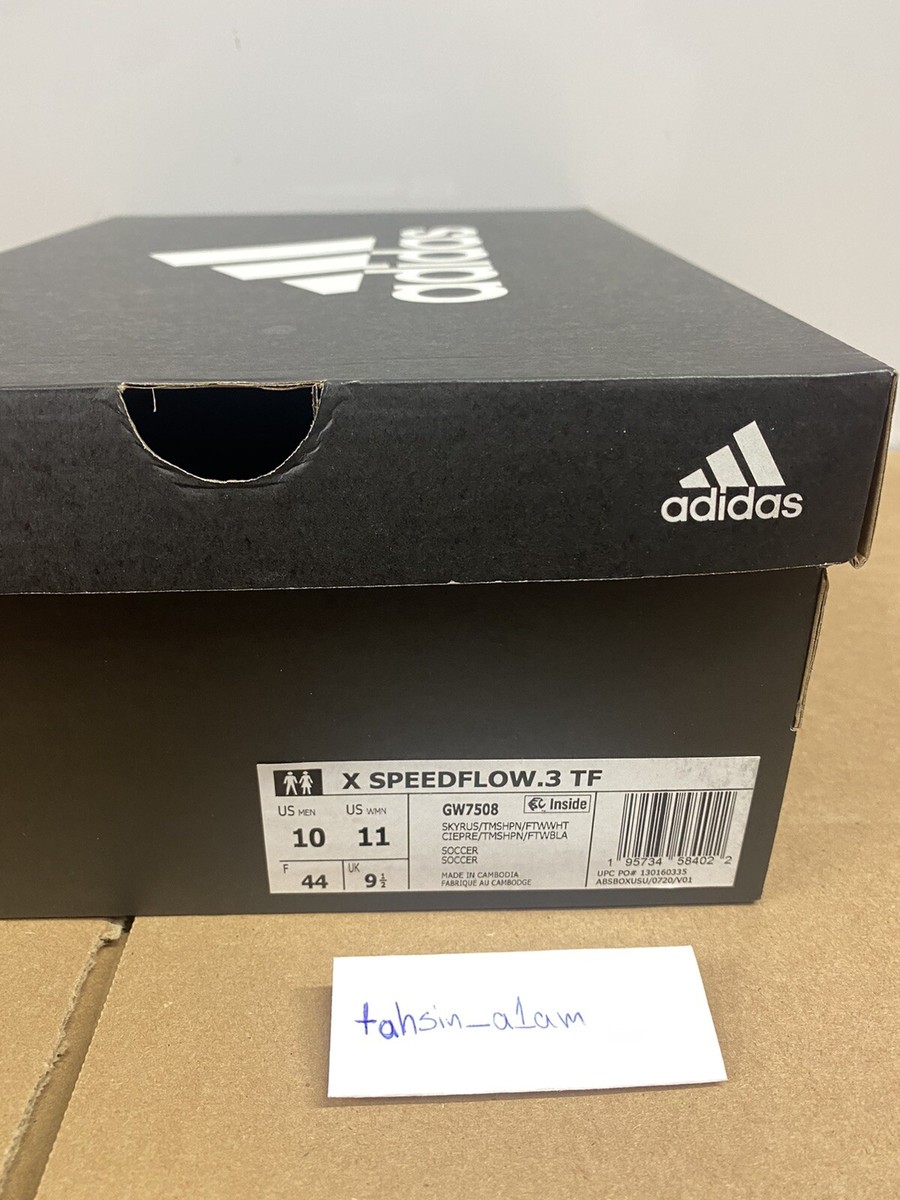 New Adidas X Speedflow.3 TF Sky Rush Team Shock Pink 2022 Size 10