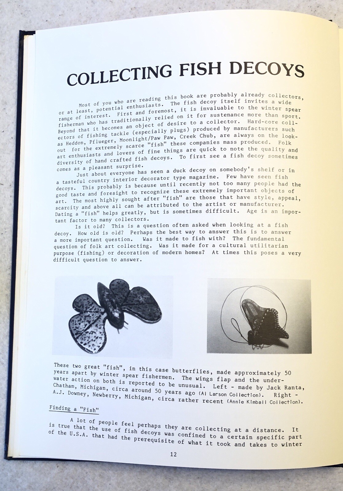 FISH DECOY BOOK The Fish Decoy by Art, Brad and Scott Kimball