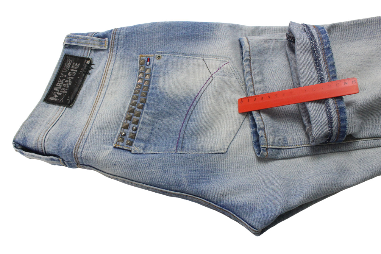 TOMMY HILFIGER Denim Scanton Utah Bleached Jeans Men's W34/~L32* Whiskers Button thumbnail 10