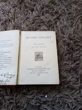 SU 1886 MANON LESCAUT TATTY BUT RARE 