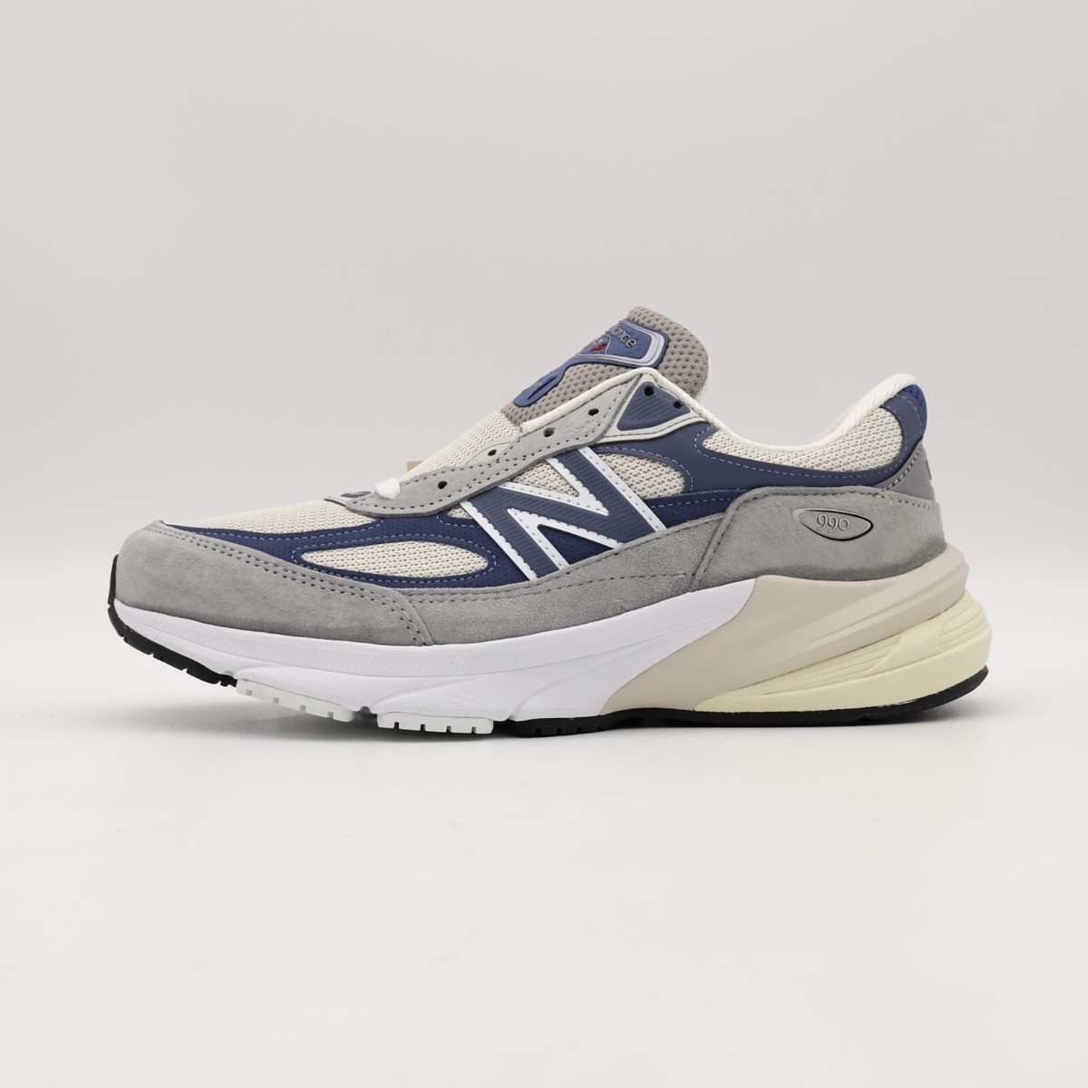 U990TC6 New Balance 990V6 Gray Navy Light Gray Made in USA U990TC6 New Balance 990V6 Gray Navy Light Gray Made in USA