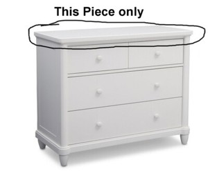 children's dresser with changing table