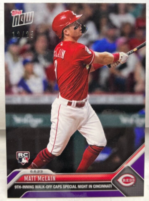 Matt McLain 6/6/2023 Topps Now MLB 9th-Inning Walk-Off RC #393