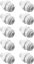 Ten Pack 1/4 x1/8 Male Connector Quick Connect Connection Fittings for Water...