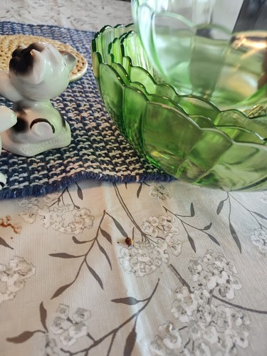 Set Of 4 Vintage Green Nesting Bowls - Picture 14 of 15