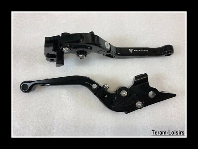 Leviers FLIP UP Réglable CNC pour Yamaha MT07 de 2014 2015 2016 2017 2018 NEUF - Photo 1/4