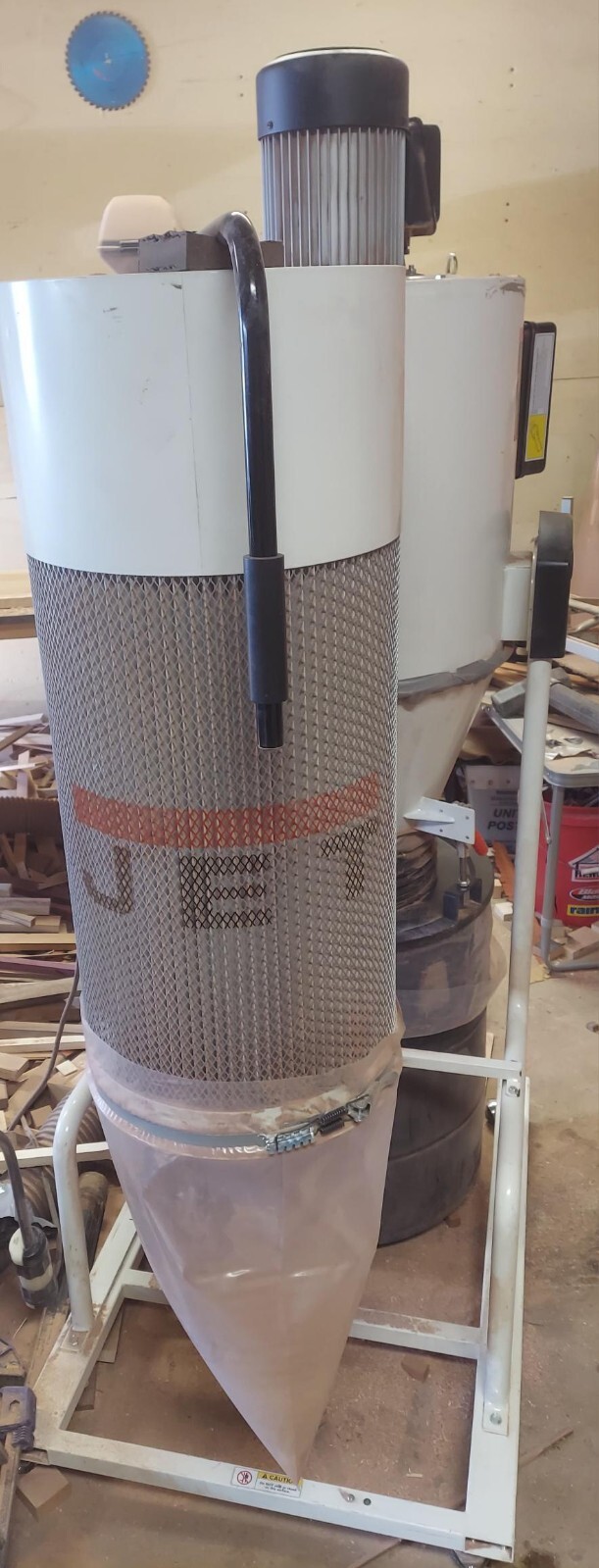 Jet JCDC2 Cyclone Dust Collector 2 Hp 230 V Stk No. 717520