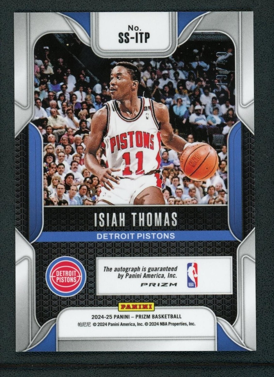 2024-25 Panini Prizm - Sensational Signatures Isiah Thomas