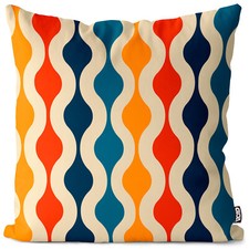 VOID Kissenbezug 70er Retro Design Grafik Muster 50er 60er Vintage Wohnzimmer