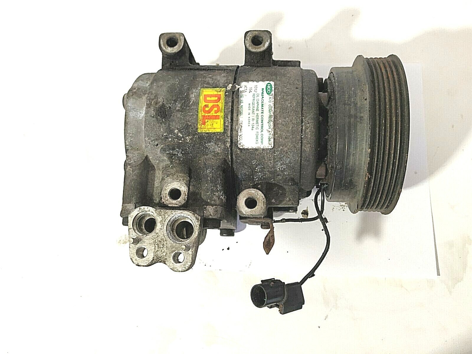 HYUNDAI GETZ AIR CONDITIONING PUMP COMPRESSOR FD46XG F500 R134a DEYQA
