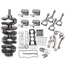 For Toyota 2AZ-FE 2.4L Engine Rebuild Overhaul Kit - Crankshaft Rods Pistons Set