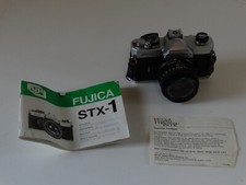 Fujica STX-1 35mm film camera with X-Fujinon 1:2.2 F 55mm lens