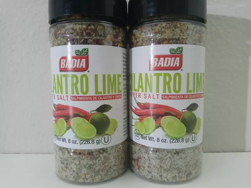 Badia Cilantro Lime Pepper Salt 8 oz 
