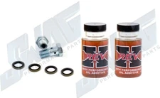 REV X Oil Treatment (2) 4 oz & 6.0 6.0L Powerstroke Turbo Diesel w/ Banjo Bolts 