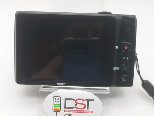 FOTOCAMERA NIKON COOLPIX S6150, 16MP, NERA, USATA TESTATA E PERFETTAMENTE FUNZIO - Foto 3 di 18