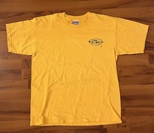 2004 Ford Driven To Be The Best Sz X-Large Bay Side Made In USA Yellow Tee Y2K