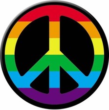 Peace Sign Iron-On Patch