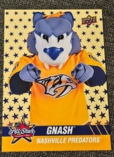 NHL 2024 All Star Game Toronto Upper Deck Nashville Predators GNASH Mascot Card