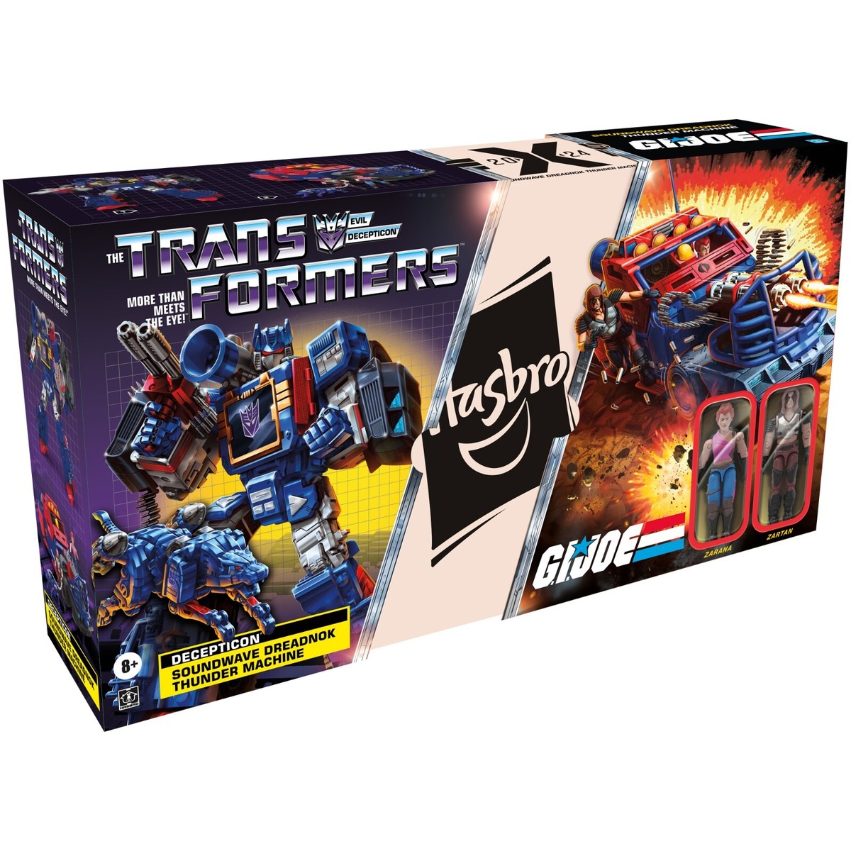 Transformers x G.I. Joe Soundwave Dreadnok, Zartan and Zarana