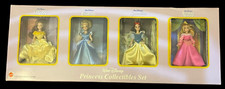Walt Disney Princess Collectibles Set of Four 4" Dolls 2002 NEW SEALED 88162