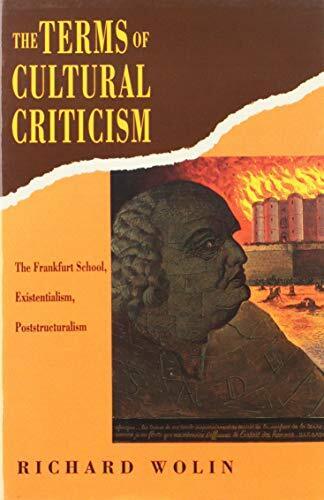 Richard Wolin The Terms of Cultural Criticism (Taschenbuch) (US IMPORT) - Bild 1 von 1