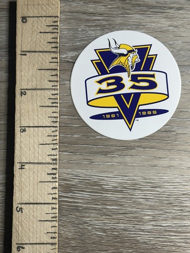 Maskottchen / Logo 35 Jahre 1961 - 1995 Sticker # NFL Minnesota Vikings